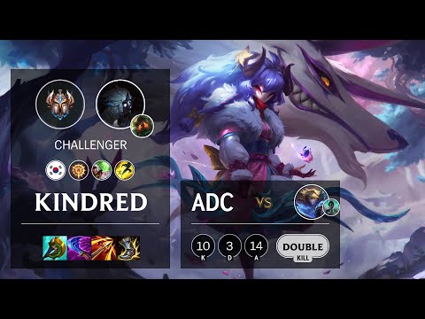 Kindred ADC vs Ezreal - KR Challenger Patch 11.16