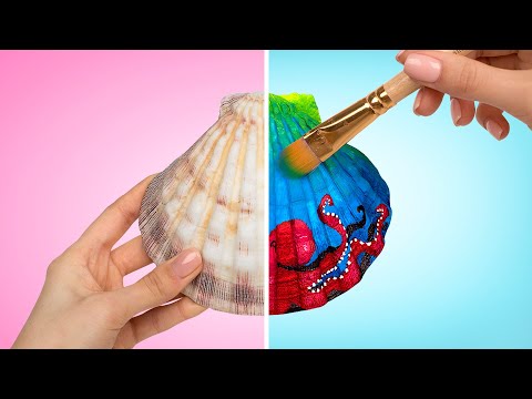 Ozdabiamy muszelki 🐚🎨