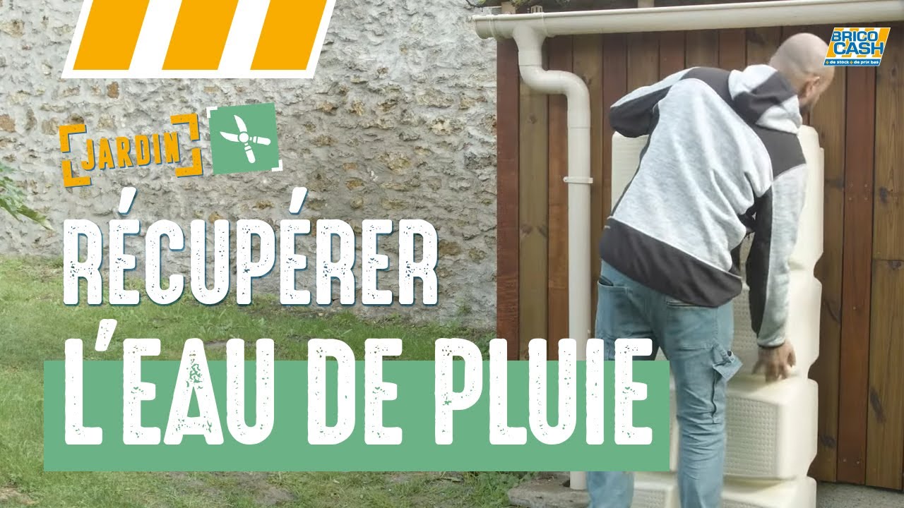 Comment installer un récupérateur d'eau de pluie Brico Cash