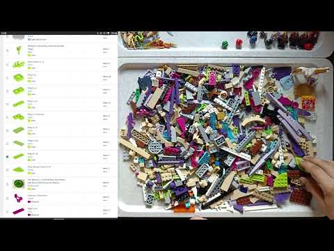 LEGO Elves 41078 Skyra's Mysterious Sky Castle - Sorting