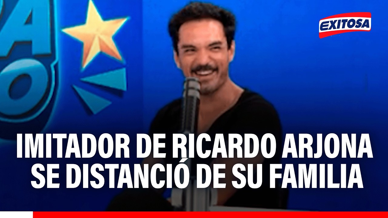🔴🔵“Mi madre quería que sea cualquier cosa, menos lo que me dedico”, señala imitado de Ricardo Arjona