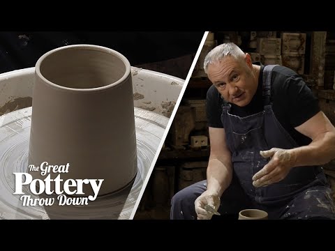 How to make a perfect cylinder in seconds | Mini Masterclass | The Great Pottery Throw Down
