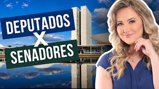 Diferenças entre DEPUTADOS e SENADORES do Congresso Nacional