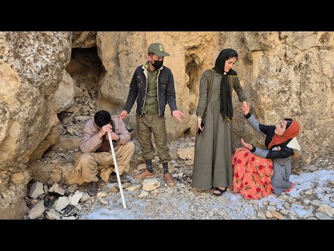 Desperate search for a lost path in the mountains