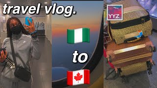 traveling alone during the pandemic (LAGOS to CANADA travel vlog)