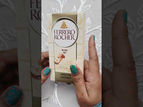 #Ferrero Rocher #Hazelnut #White 🍫🍫 #unwrapping #ASMR with Voice#satisfying #Rs799/100gm #Shorts.