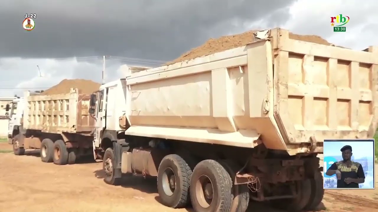 Tenkodogo : La société Faso Paysage et Agrégats mobilise 70 tonnes de sable pour Faso Mêbo