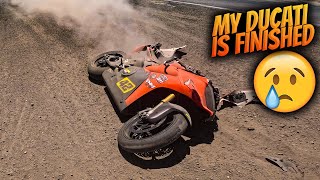 I Crashed My Ducati AGAIN...This Time It's Completely DESTROYED💔