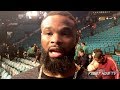 TYRON WOODLEY REACTS TO HENRY CEJUDO STOPPING TJ DILLASHAW