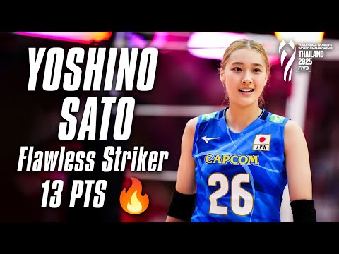 YOSHINO SATO ON 🔥 | Yoshino Sato Highlights vs Serbia 🏐 | World Championship 2025