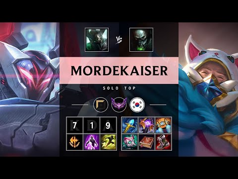 Mordekaiser Top vs Urgot - KR Master Patch 25.15