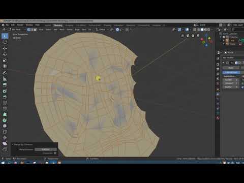How to remove overlapping face in blender ?