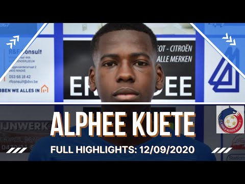 Alphee Kuete vs KHO Wolvertem-Merchtem U17 | FULL HIGHLIGHTS | 12-09-2020 | (16y/o)