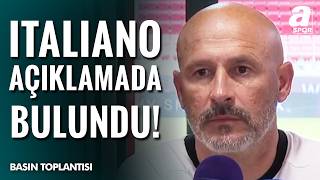 Vincenzo Italiano: Spartak Trnava 3-2 Beşiktaş