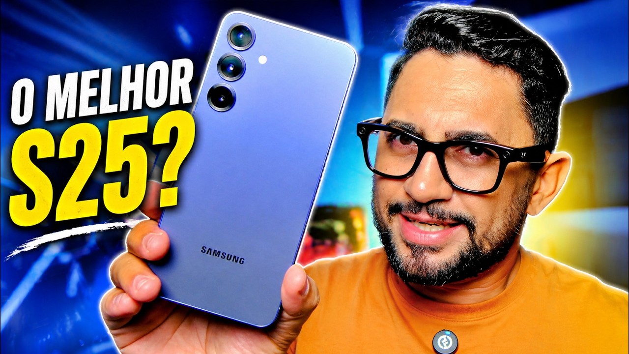 Miniatura da avaliação em vídeo de Smartphone Samsung Galaxy S25+ 5G 512GB 12GB RAM