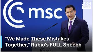 FULL SPEECH: Marco Rubio Declares “Europe Must Survive” at Munich Security Conference | AC1G