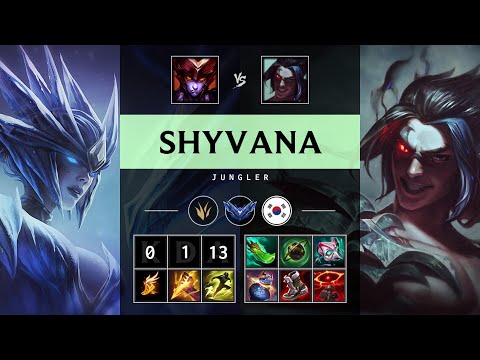 Shyvana Jungle vs Kayn - KR Diamond Patch 25.13
