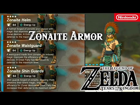 Zonaite Armor Upgrade Requirements | No Stars to Four Stars | Zelda Tears of the Kingdom