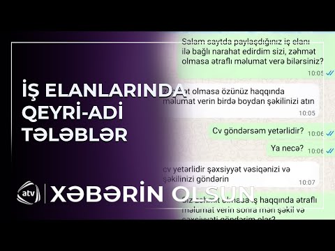 İş elanlarında ilk olaraq boy və çəki şoruşulur