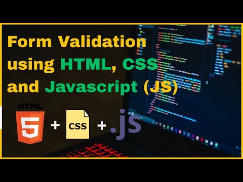 Custom Form Validation using HTML CSS & JavaScript | Complete Form Validation Tutorial for Beginners