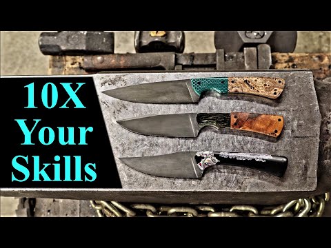 Make knives 10X faster with these grinding tips