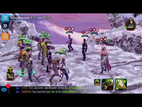 MSF Arena | 572k Kestrel, Black Bolt, Zemo, Red Skull, Hela vs. 702k Marauders + DocOck, Black Bolt