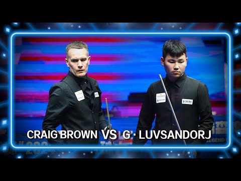 CRAIG BROWN   (UK)  VS  G·   LUVSANDORJ (MG) | 2024 JOY Heyball Masters Tianjin Station