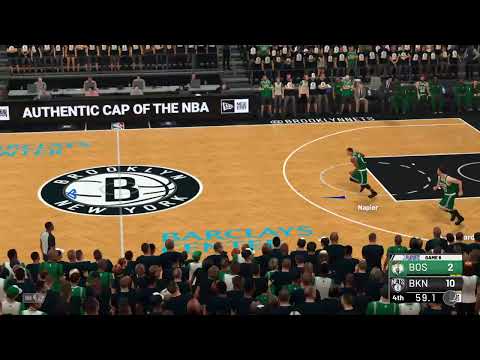 NBA 2K19 Brooklyn Nets V Boston Celtics Eastern Conference Finals 1 MINUTE QUARTERS!!