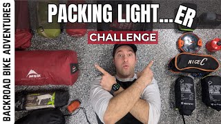 I Tried Packing Only ONE Bag For My Motorcycle Camping Trip!