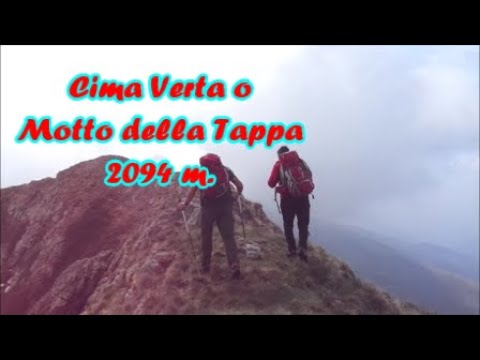 Cima Verta o Motto della Tappa 2094 m. - da Vegna Monti Collo - Val Cavargna - gruppo Camoghè
