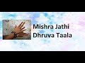 Mishra Jathi Dhruva Taala 35 Taalas Bharathanatyam