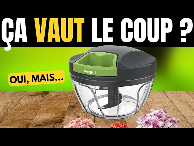 Vídeo relacionado con Ibergrif Manual Chopper with Rope, Multifunctional Vegetable Chopper, Vegetable Chopper with Lid, BPA Free, Easy to Clean, Easy Pull Food Chopper for Vegetables, Fruits, Nuts