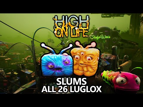 High on Life - All 26 Slums Luglox Locations Guide (Chests/Crates)