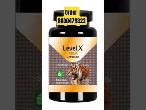 LEVEL X GOLD Unlock Bigger Power, Naturally Longer Timing Male Booster for Size & Stamina