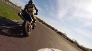 preview picture of video 'Husqvarna WR 360 supermoto part 2 @ vesoul pusey'