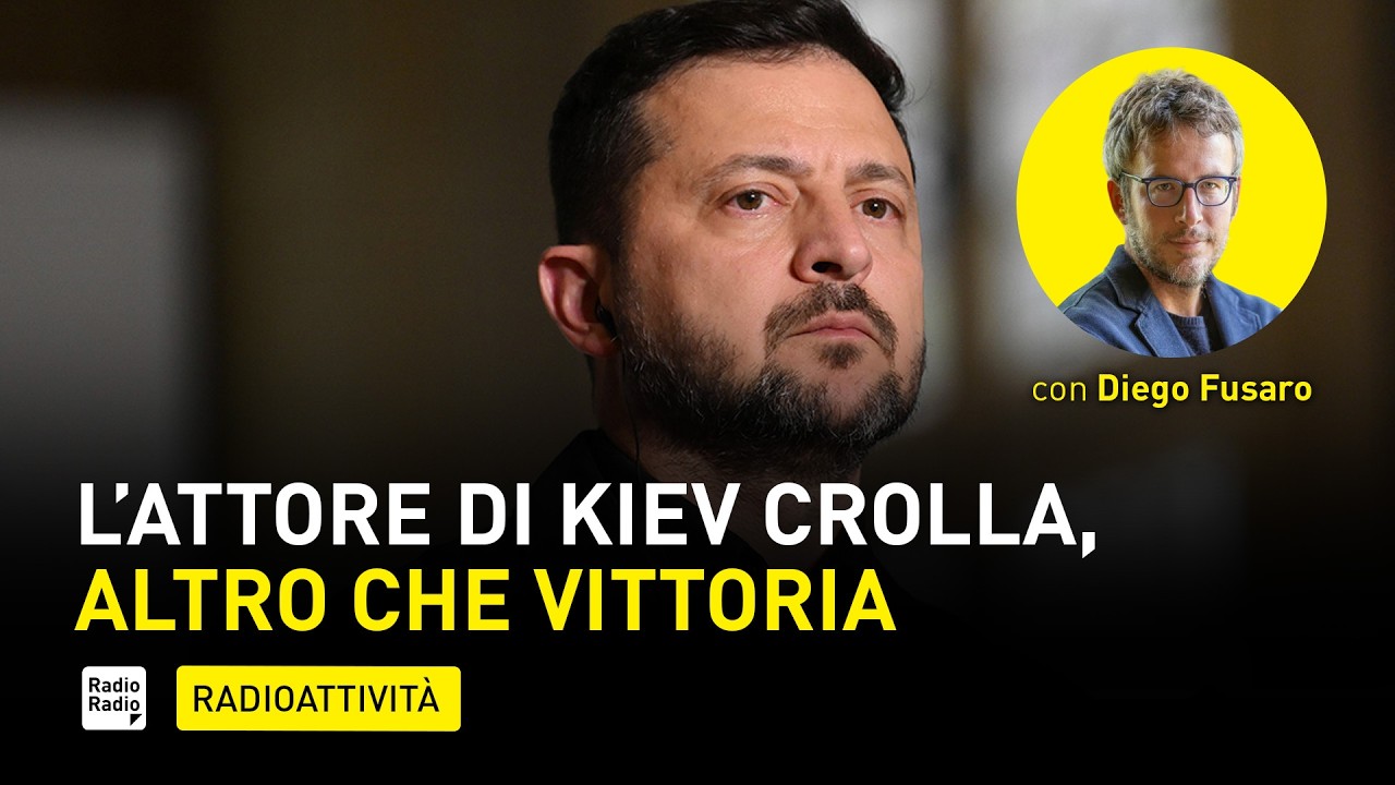 Zelensky getta la maschera: ecco cosa ammette ora il guitto di Kiev