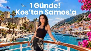 1 Günde 2 Yunan Adası Gezmek Mümkün mü? 🇬🇷 Kos, Samos Cruise Vlog