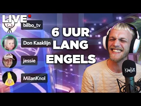 IK MOEST 6 UUR LANG LIVE ENGELS PRATEN 😭