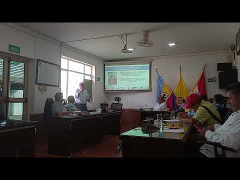 SESION DEL HONORABLE CONCEJO MPAL DE NILO CUNDINAMARCA COLOMBIA.
