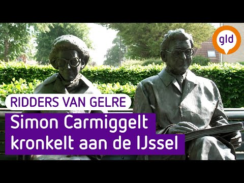 Kronkel aan de IJssel: Carmiggelt op een bankje