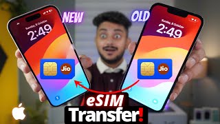 How to Transfer Jio E Sim from Old iPhone to New iPhone (Step-by-Step Guide)