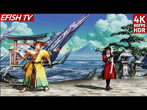 Tokugawa Yoshitora vs Takane Hibiki (Hardest AI) - Samurai Shodown (4K 60FPS)