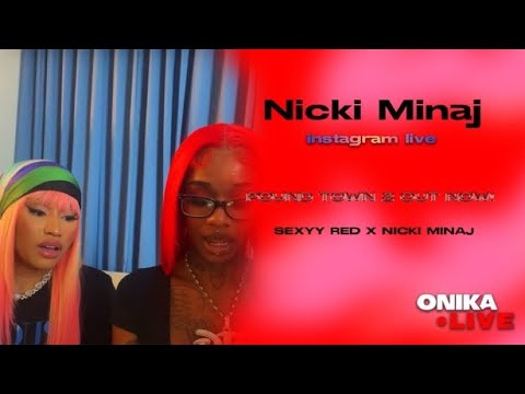 Nicki Minaj , Sexyy Red & Akbar V Full Instagram Live