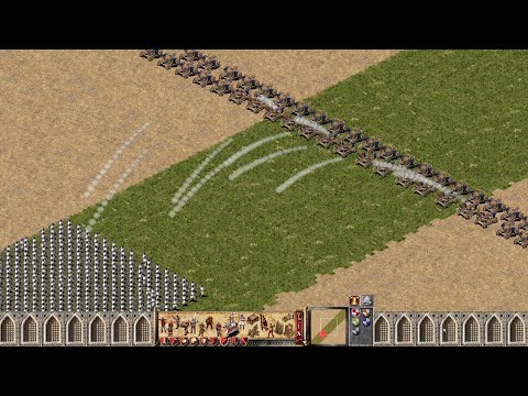 500 Swordsmen vs 50 Fire Ballistas