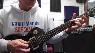 How to play I died for you by Iced Earth on guitar