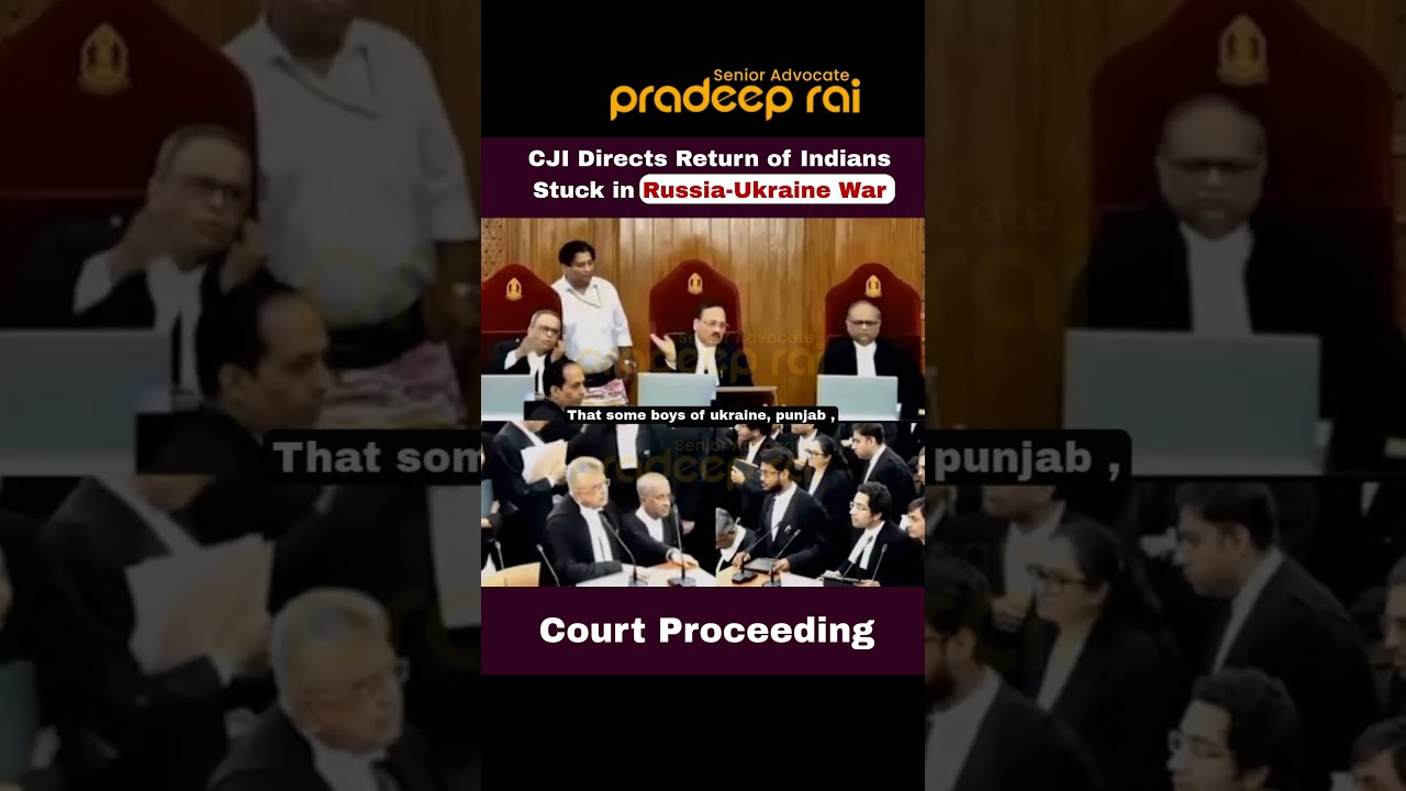 CJI Directs Return of Indians Stuck in Russia-Ukraine War #ukraine