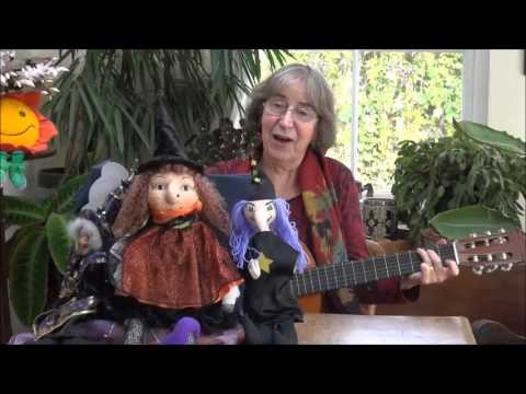 One little, two little, three little witches - a number song for Halloween
