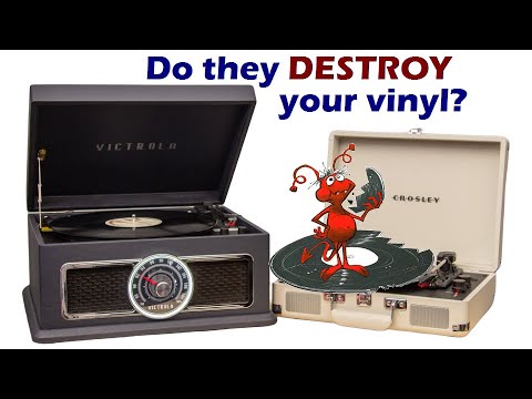 Does a Crosley or Victrola DESTROY your vinyl? #vinyl #shorts