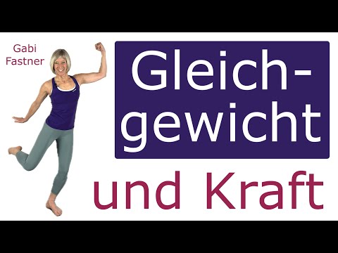 ⚖️ 20 min. Gleichgewicht und Kraft trainieren | jugendliches Auftreten, ohne Geräte, im Stehen