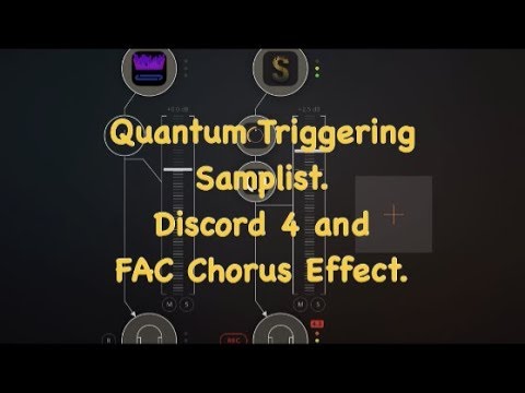 Quick play Quantum triggering Samplist App in AUM.